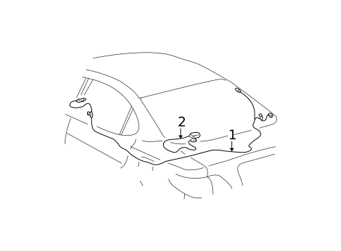 Navigation System for 2005 Lexus ES330 #1