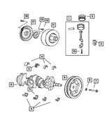 RX093926AB - Engine 3.8L Six Cylinder: Torque Converter Kit for Chrysler: Pacifica, Sebring, Town &amp; Country, Voyager | Dodge: Caravan, Grand Caravan, Stratus Image