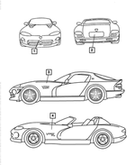 PF00T1R - Exterior  Ornamentation: Hood Medallion for Mopar Image