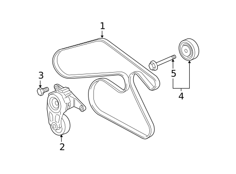 Belts & Pulleys for 2006 Buick LaCrosse #0