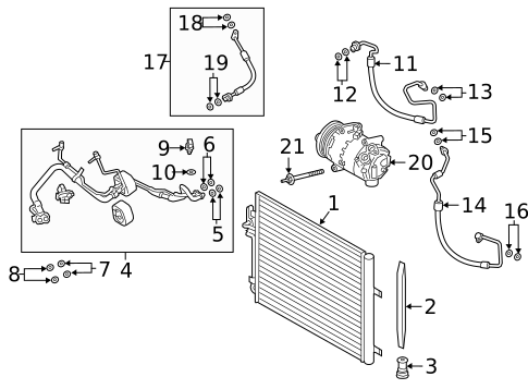 Rear AC Lines for 2019 Land Rover Discovery Sport #0