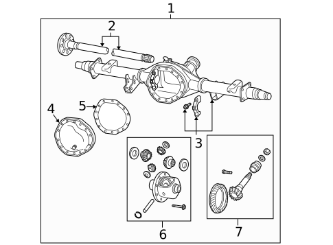 Axle Housing for 2004 Dodge Ram 2500 #2