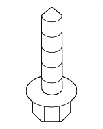 998650516 - HVAC: Blower Motor Screw for Mazda: 2, 3, 5, 6, CX-3, CX-30, CX-5, CX-50, CX-7, CX-70, CX-9, CX-90, Miata, MPV, MX-30 EV, MX-5 Miata, RX-8 Image