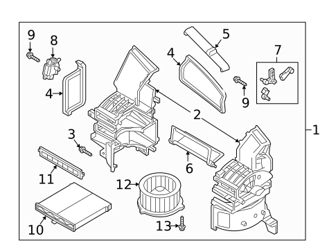 Blower Motor & Fan for 2021 Mazda CX-3 #0