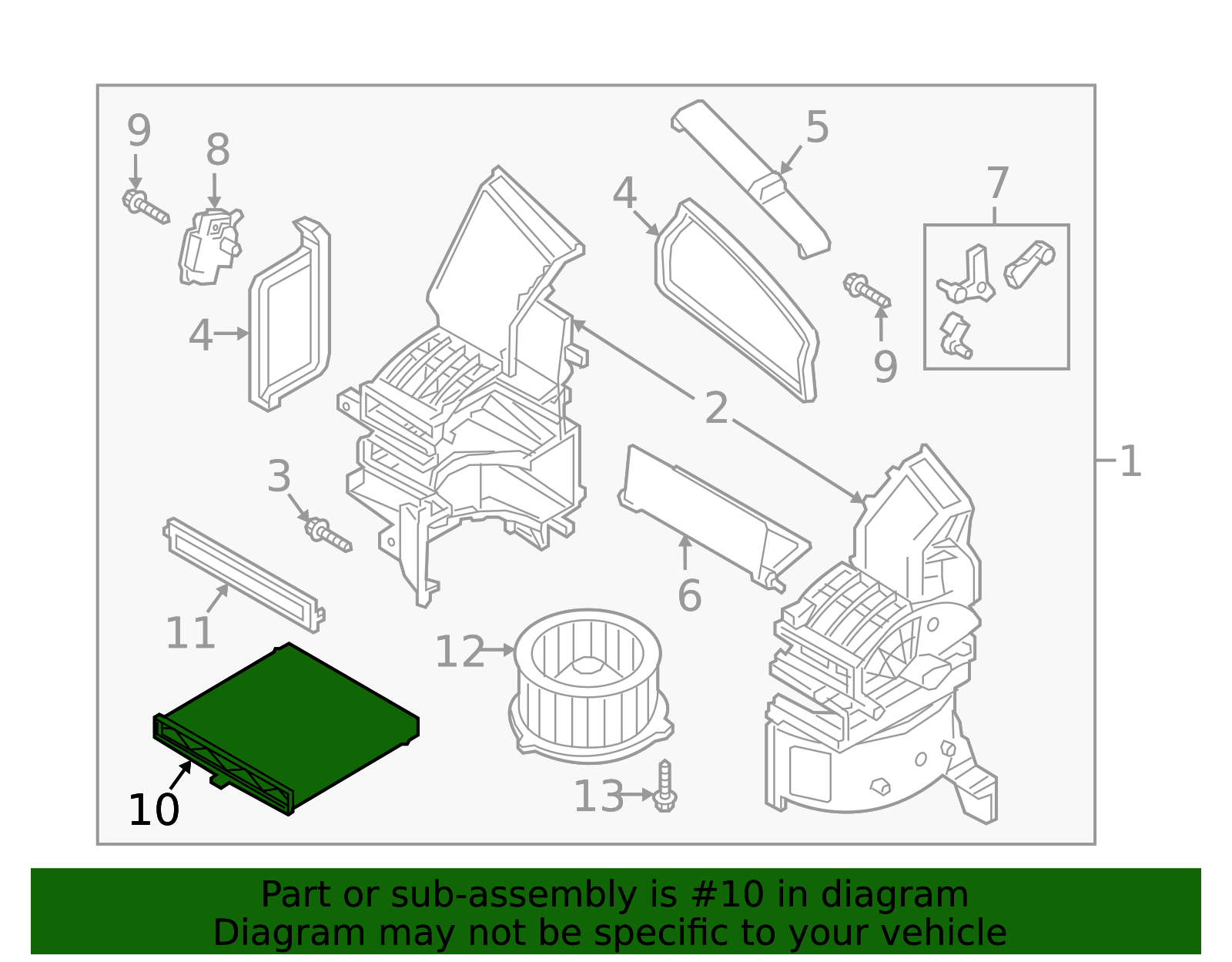 D09W-61-J6X - Air Filter - 2016-2020 Mazda CX-3 | Mazda Parts Factor