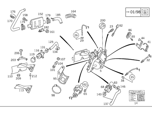 Independent Heating for 1991 Mercedes-Benz 500SL #0