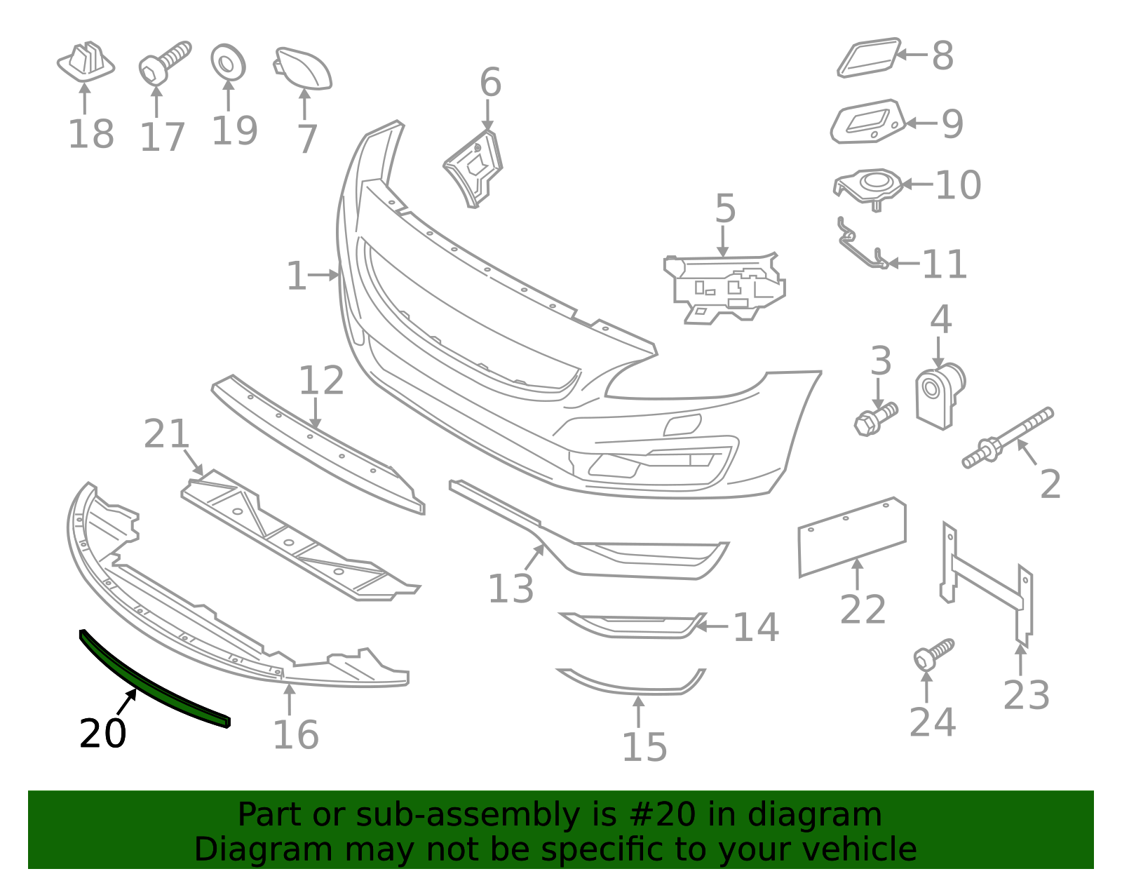 2014-2018 Volvo Air Guide 31353303 | TascaParts.com