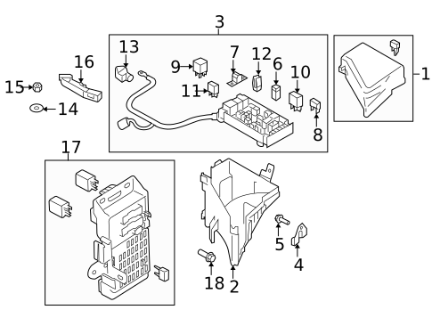 Fuse & Relay for 2014 Subaru Tribeca #0