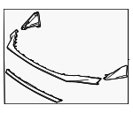 5241124900 - Body: Spoiler for Lexus Image