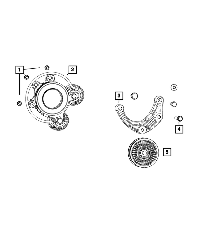 68402291AA - : Idler Pulley for Mopar Image
