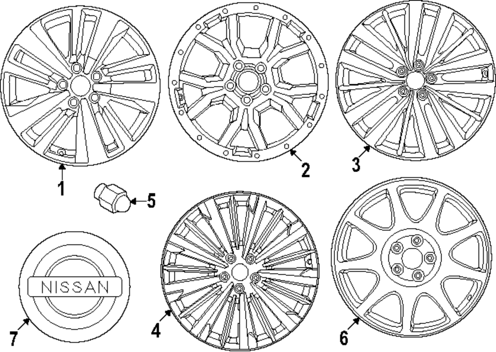 403006TA3A - Wheel, Alloy 2022-2025 Nissan Pathfinder | Official
