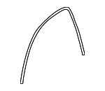 3B0837439GB41 - Body: Run Channel for Volkswagen: Passat Image