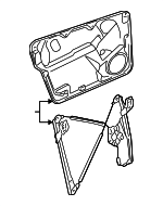 3B1837462 - Body: Window Regulator for Volkswagen: Passat Image