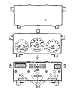 4671804AO - Instrument Panel and Radios and Consoles: Instrument Panel Cluster for Mopar Image