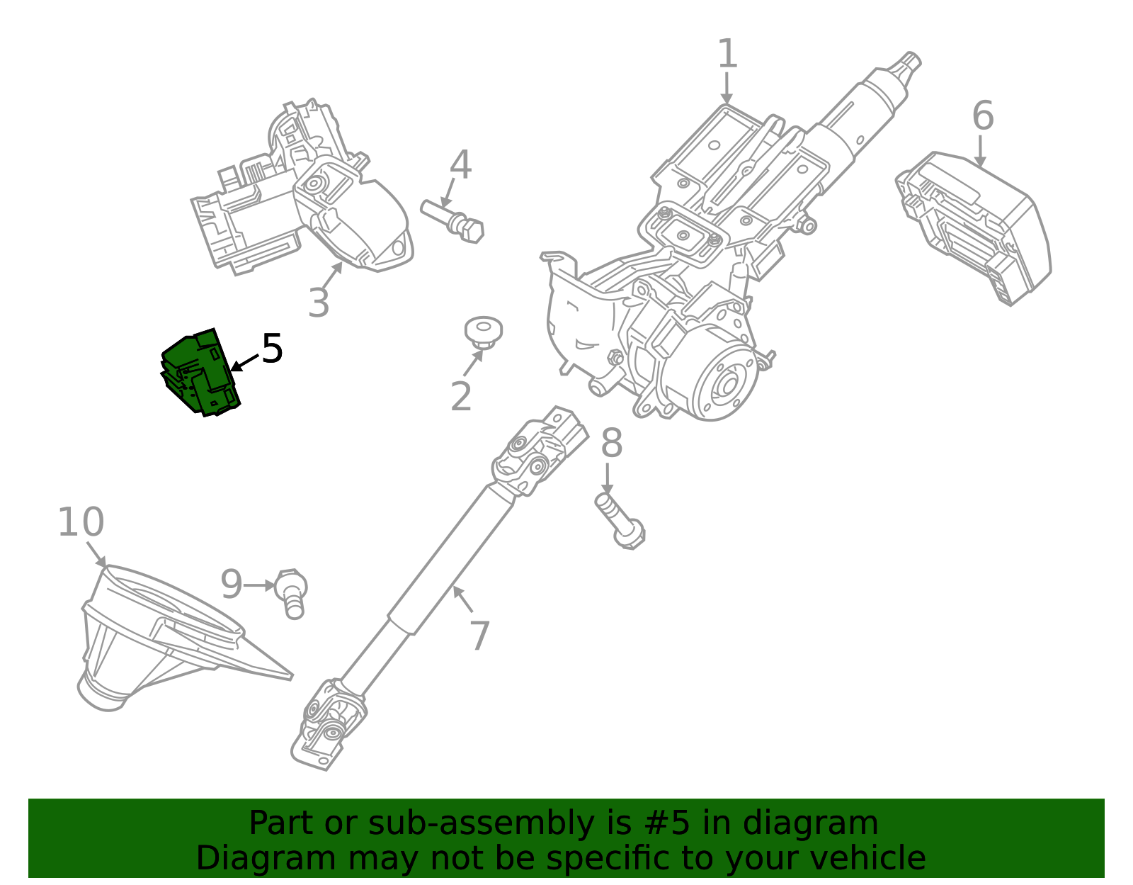 Ignition Sw Rotor SW-7034 - Motorcraft Ignition Switch 2011-2022 Ford | Big 3 Auto Parts