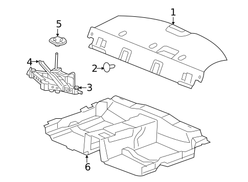 Interior Trim - Rear Body for 2008 Chrysler 300 #0