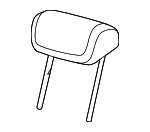 95C881901HBLK - Body: Headrest for Porsche: Macan Image