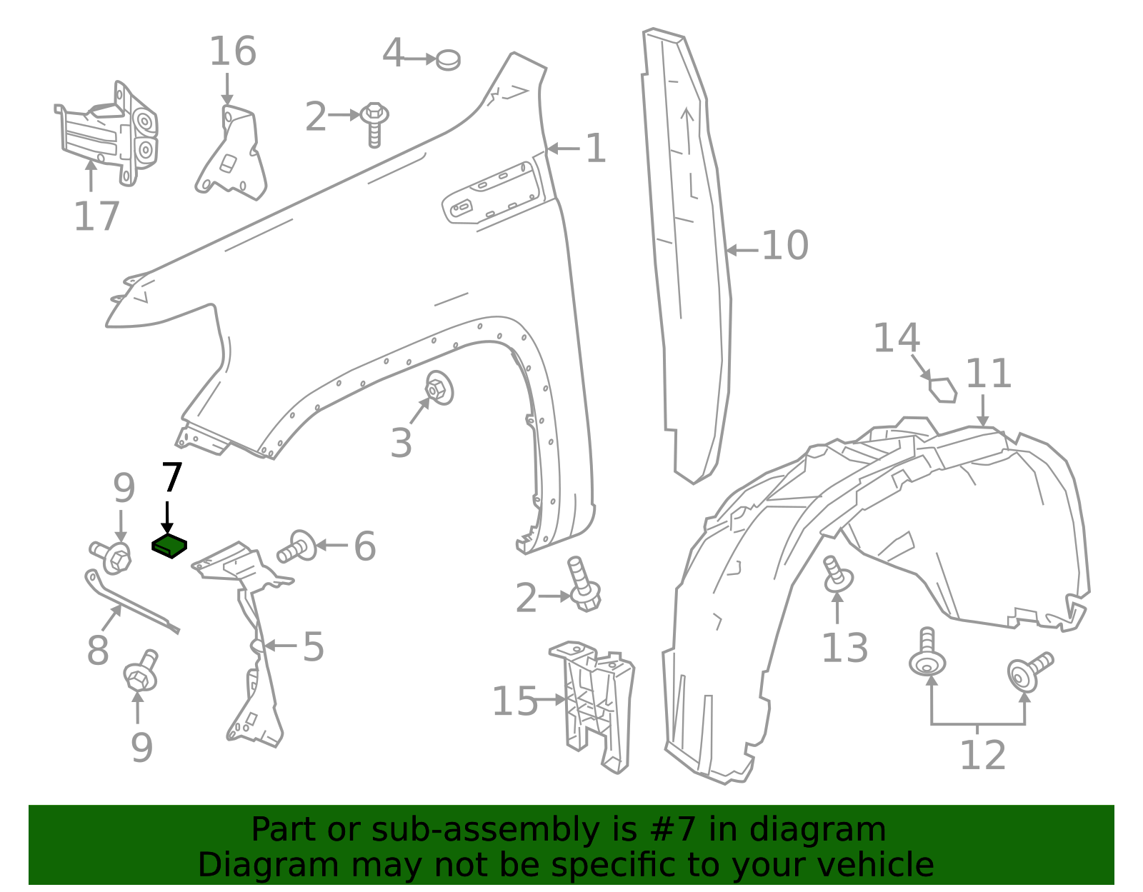 Multi-Purpose Nut 11611321 GM | GMPartsDirect.com