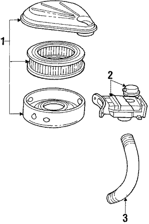 Air Inlet for 1986 Ford Bronco #0