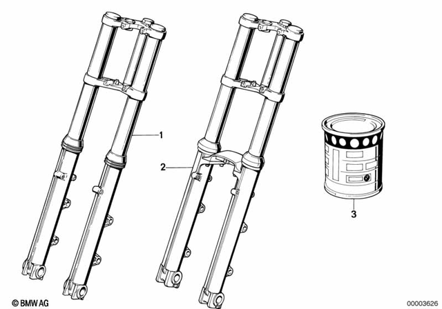 31427652283 - Front Axle, Front Suspension: Telescoping Fork Oil - 5000ML Sae10 for BMW-Motorrad Image
