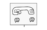 74610AQ020B0 - Body: Grip Handle for Toyota Image