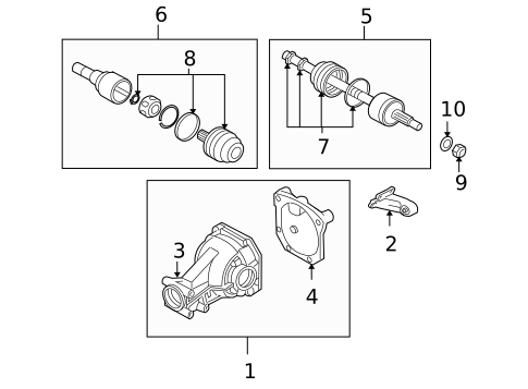 Differential for 2011 Mitsubishi Endeavor #0