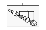 MN156659 - Suspension: Inner Joint for Mitsubishi Image