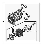 36003907 - HVAC: Compressor Assembly for Volvo: S60, XC40, XC60 Image
