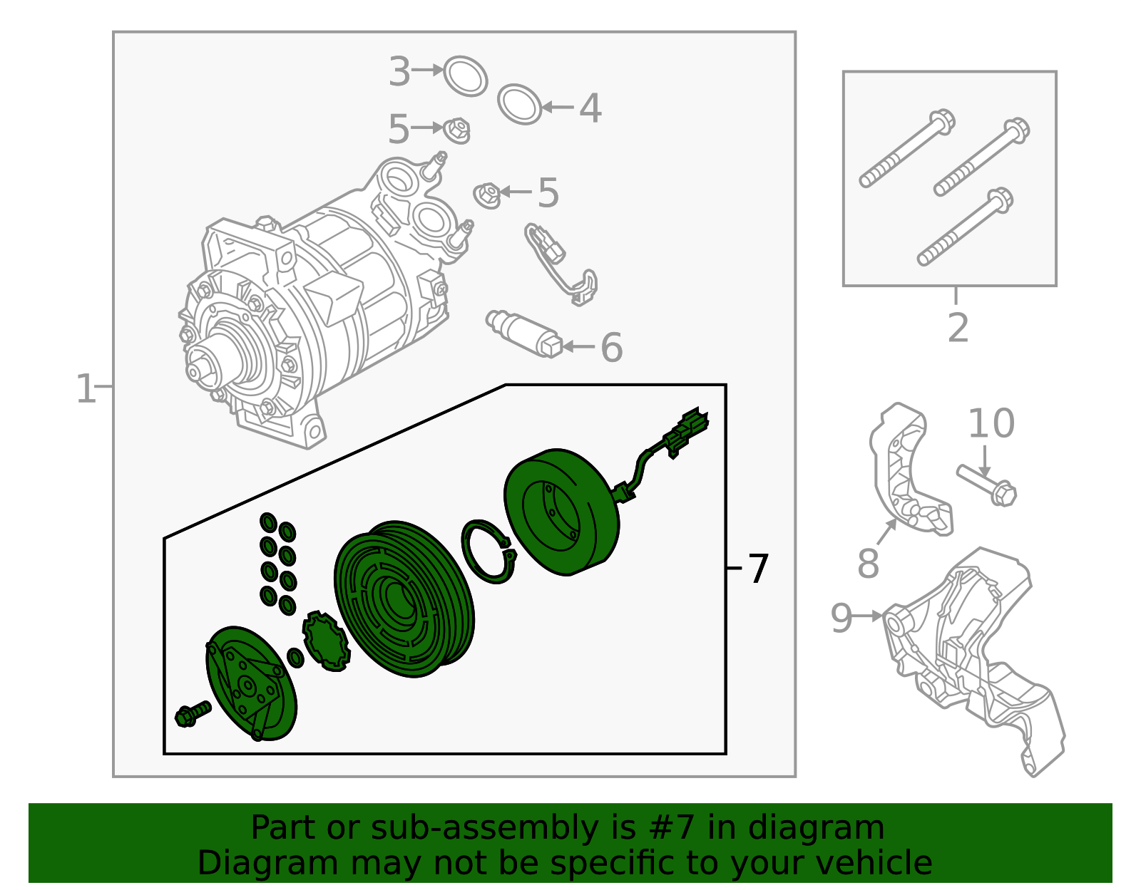 2022-2025 Volvo A/C Compressor Clutch 32260373 | OEM Parts Online