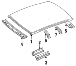 7631065Y00 - : Side Rail for Nissan: Sentra Image