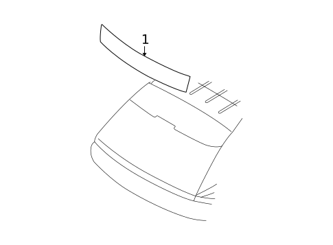 Rear Reflector for 2008 Lincoln MKX #0