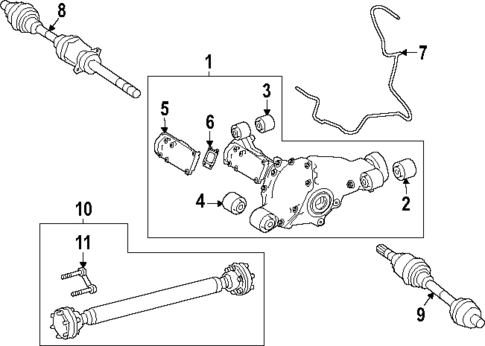 Front Axle & Carrier for 2025 Mercedes-Benz G63 AMG #0