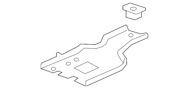 2018-2024 Chevrolet Front Bumper Fascia Support Brace 23223375 GM ...