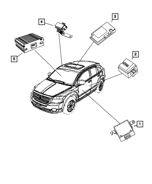 Keys, Modules and Engine Controllers for 2011 Jeep Patriot #2
