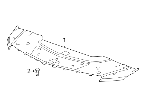 Splash Shields for 2013 Cadillac XTS #0