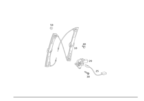 Window Regulator for 2006 Mercedes-Benz CL65 AMG #0