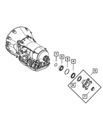 52108626AA - NAG1; W5A580; 5-Speed; Automatic Transmission: Output Shaft Seal Slinger for Mopar Image image