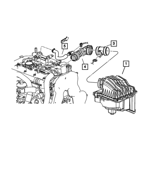 Crankcase Ventilation for 2002 Jeep Liberty #0