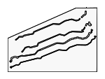 887100EB70 - HVAC: Rear AC Line for Toyota Image