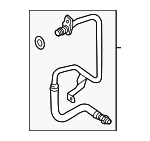 8R0317825M - : 2015-2016 Audi Q5 - Automatic Transmission Oil Cooler Hose Assembly for Audi: Q5 Image