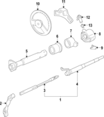 26089104 - Steering: Column Assembly for Chevrolet: Express 1500, Express 2500, Express 3500 | GMC: Savana 1500, Savana 2500, Savana 3500 Image