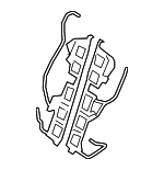 7493050010 - Body: Pad Assembly for Lexus: LS500, LS500h Image