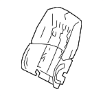 7406350100 - : Seat Back Pad for Lexus: LS500, LS500h Image