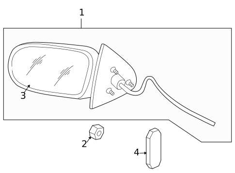 Outside Mirrors for 2005 Isuzu Ascender #0