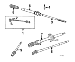4880516M01 - : Column Assembly for Nissan: Pulsar NX Image