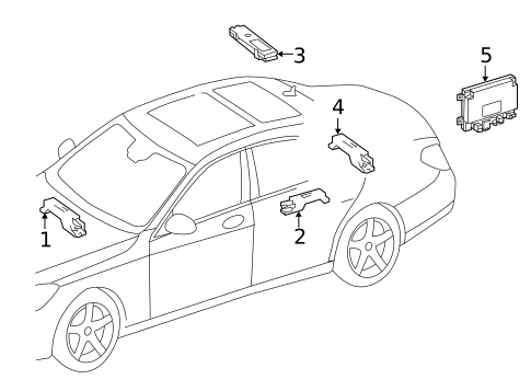 Keyless Entry Components for 2020 Mercedes-Benz S65 AMG #0