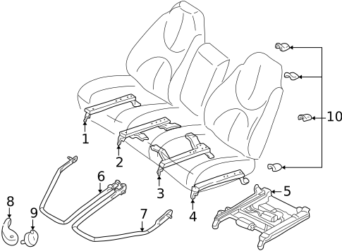 Tracks & Components for 2003 Dodge Durango #1
