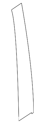 LR016336 - Body: Rear Molding for Land Rover: LR3, LR4 Image