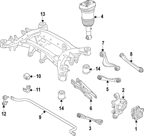 Rear Suspension for 2025 BMW X5 #1