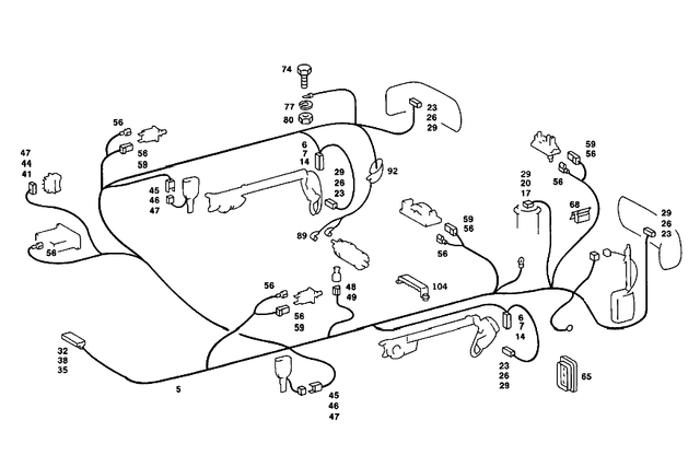1265404207 - : Wiring Harness for Mercedes-Benz Image
